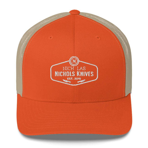Embroidered Nicholas Nichols Knives Trucker Cap - Nicholas Nichols Knives
