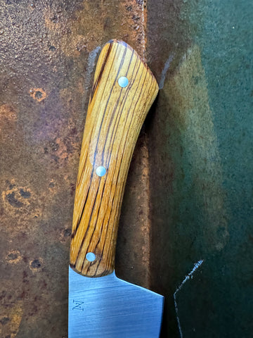 6” Chefs Knife- Zebra-wood