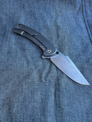 Nicholas Nichols 3.5" Guppy Folder Full Smooth Ti with Magnacut Blade