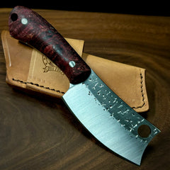 Mini Cleaver - Red Maple Burl