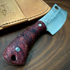 Mini Cleaver - Red Maple Burl