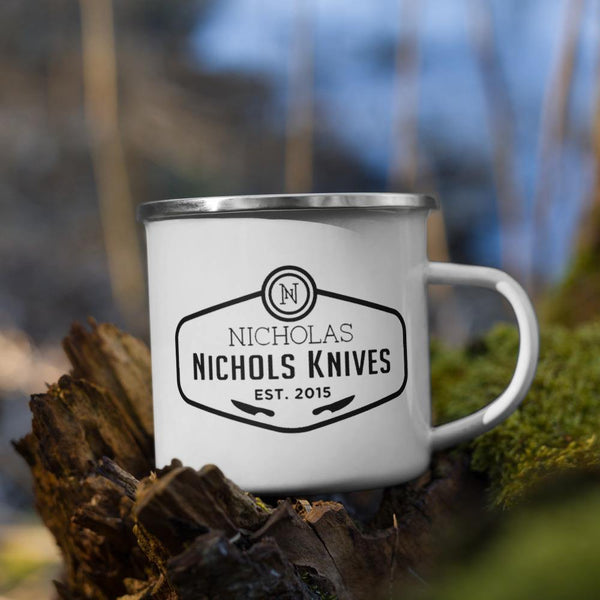 Nicholas Nichols Knives Enamel Mug
