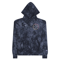 NNK Embroidered Champion tie-dye hoodie